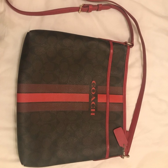 Leather Coach Messenger Bag - Picture 2 of 5